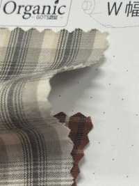 SBT-014 Acabado Lavado Con Mini Cuadros Orgánicos[Fabrica Textil] Textiles Kuwamura Subfoto