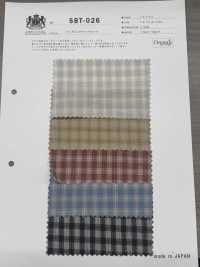 SBT-026 Dobby Check Orgánico[Fabrica Textil] Textiles Kuwamura Subfoto