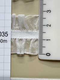 HW-3035 Cinta Elástica De Organza Con Doble Volante[Cordón De Cinta De Cinta] Sin Nombre Subfoto