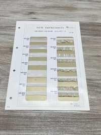 HW-3038 Volante Doble De Organza Con Purpurina Dorada Y Cinta Elástica[Cordón De Cinta De Cinta] Sin Nombre Subfoto