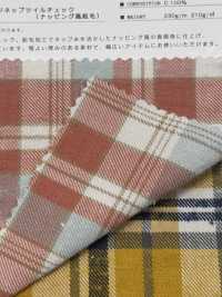 K-4031 Sarga Afelpada Vintage A Cuadros (Estilo Afelpado)[Fabrica Textil] Textiles Kuwamura Subfoto