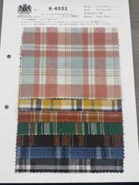 K-4031 Sarga Afelpada Vintage A Cuadros (Estilo Afelpado)[Fabrica Textil] Textiles Kuwamura Subfoto