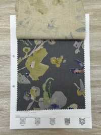 7026-700-6 CL Loomstate Con Estampado Floral De Acuarela[Fabrica Textil] HOKKOH Subfoto