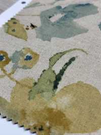 7026-700-6 CL Loomstate Con Estampado Floral De Acuarela[Fabrica Textil] HOKKOH Subfoto