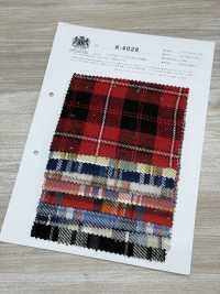 K-4028 Tejido De Sarga De Triple Hilo A Cuadros Con Textura.[Fabrica Textil] Textiles Kuwamura Subfoto