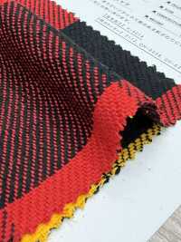 CH-6325 Cuadro De Bloques De Sarga De Triple Hilo[Fabrica Textil] Textiles Kuwamura Subfoto