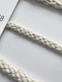 5504-18 Cordón Redondo De Ocho Hebras De La Serie Linen[Cordón De Cinta De Cinta] RIVER Subfoto