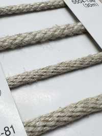 5504-80 Cordón Redondo De La Serie Linen Series Kongouchi[Cordón De Cinta De Cinta] RIVER Subfoto