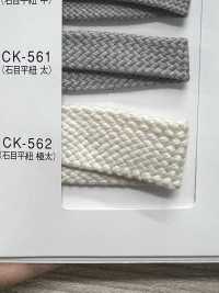 CK-562 Cordón Brillante, Cordón Plano Con Veta De Piedra, Extra Grueso[Cordón De Cinta De Cinta] Subfoto