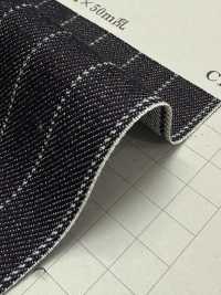 810-YW Denim A Rayas Punzonado Con Aguja De 11 Oz[Fabrica Textil] Textiles Yoshiwa Subfoto