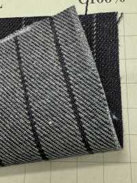 810-YWG Denim A Rayas Punzonado Con Aguja De 11 Oz[Fabrica Textil] Textiles Yoshiwa Subfoto