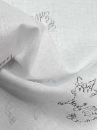 1026-648-1 60 Gatos Bordados En Césped[Fabrica Textil] HOKKOH Subfoto