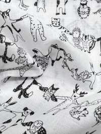 1026-625-10 60 Animales De Jardín Que Se Toman De La Mano[Fabrica Textil] HOKKOH Subfoto