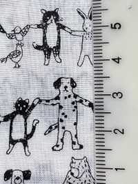 1026-625-10 60 Animales De Jardín Que Se Toman De La Mano[Fabrica Textil] HOKKOH Subfoto