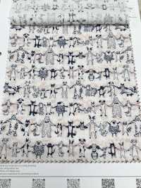 1026-625-10 60 Animales De Jardín Que Se Toman De La Mano[Fabrica Textil] HOKKOH Subfoto