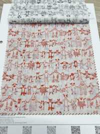 1026-625-10 60 Animales De Jardín Que Se Toman De La Mano[Fabrica Textil] HOKKOH Subfoto