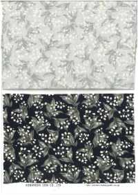 KTS7135 Tela De Algodón Con Estampado Floral Pequeño Y De Gatos[Fabrica Textil] Algodón Kobayashi Subfoto