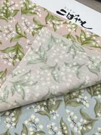 KTS7135 Tela De Algodón Con Estampado Floral Pequeño Y De Gatos[Fabrica Textil] Algodón Kobayashi Subfoto