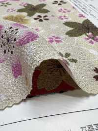 KKP2338-D-NSAKURA Futako Chirimen Flor De Cerezo Animada[Fabrica Textil] Uni Textile(Estudio Komon) Subfoto