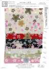 KKP2338-D-NSAKURA Futako Chirimen Flor De Cerezo Animada