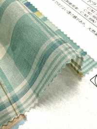 35528 Algodón Orgánico Lawn Madras A Cuadros, 80 % Hilo[Fabrica Textil] SUNWELL Subfoto