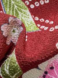 KKP2338-D-UMENIHITTA Futako Chirimen Ciruela Y Hikita[Fabrica Textil] Uni Textile(Estudio Komon) Subfoto