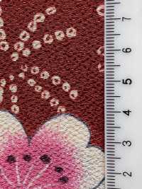KKP2338-D-UMENIHITTA Futako Chirimen Ciruela Y Hikita[Fabrica Textil] Uni Textile(Estudio Komon) Subfoto