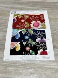 KKP2338-D-UMENIHITTA Futako Chirimen Ciruela Y Hikita[Fabrica Textil] Uni Textile(Estudio Komon) Subfoto