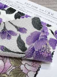 KKP2338-D-YAEZAKURA Futako Chirimen Doble Flor De Cerezo[Fabrica Textil] Uni Textile(Estudio Komon) Subfoto