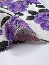 KKP2338-D-YAEZAKURA Futako Chirimen Doble Flor De Cerezo[Fabrica Textil] Uni Textile(Estudio Komon) Subfoto