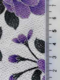 KKP2338-D-YAEZAKURA Futako Chirimen Doble Flor De Cerezo[Fabrica Textil] Uni Textile(Estudio Komon) Subfoto