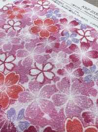 KKP2338-D-MAIZAKURA Futako Chirimen Mai Sakura[Fabrica Textil] Uni Textile(Estudio Komon) Subfoto