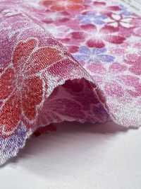 KKP2338-D-MAIZAKURA Futako Chirimen Mai Sakura[Fabrica Textil] Uni Textile(Estudio Komon) Subfoto