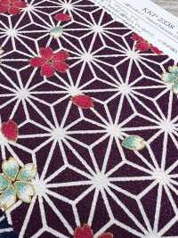 KKP2338-D-ASANOHA Colección Del Tesoro De Futako Chirimen[Fabrica Textil] Uni Textile(Estudio Komon) Subfoto