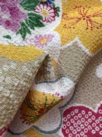 KKP2338-DHM-86 Chirimen Chirimen®[Fabrica Textil] Uni Textile(Estudio Komon) Subfoto