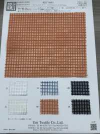 KKF8403 Organza De Cuadros Gráficos[Fabrica Textil] Uni Textile(Estudio Komon) Subfoto