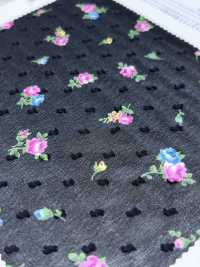 KKP2755-D118 Georgette Con Corte De Nieve[Fabrica Textil] Uni Textile(Estudio Komon) Subfoto