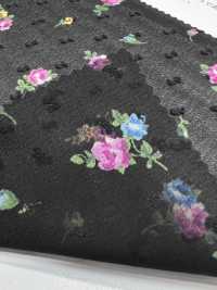 KKP2755-D118 Georgette Con Corte De Nieve[Fabrica Textil] Uni Textile(Estudio Komon) Subfoto