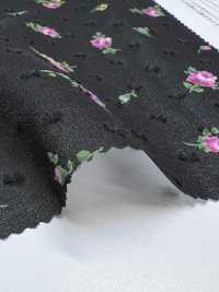 KKP2755-D118 Georgette Con Corte De Nieve[Fabrica Textil] Uni Textile(Estudio Komon) Subfoto