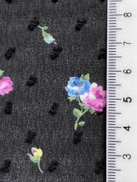 KKP2755-D118 Georgette Con Corte De Nieve[Fabrica Textil] Uni Textile(Estudio Komon) Subfoto