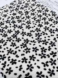 KKP3338-D1131 Futako Chirimen Tormenta De Nieve En Flor De Cerezo[Fabrica Textil] Uni Textile(Estudio Komon) Subfoto