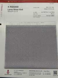 RS5000 Lamé Sheer Knit[Fabrica Textil] Suncorona Oda Subfoto