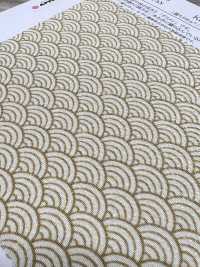 KKP3338-D-SEIKAIHA Futako Chirimen Seigaiha[Fabrica Textil] Uni Textile(Estudio Komon) Subfoto