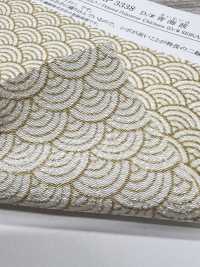 KKP3338-D-SEIKAIHA Futako Chirimen Seigaiha[Fabrica Textil] Uni Textile(Estudio Komon) Subfoto