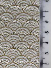 KKP3338-D-SEIKAIHA Futako Chirimen Seigaiha[Fabrica Textil] Uni Textile(Estudio Komon) Subfoto