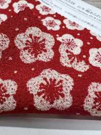 KKP3338-D-UMEARARE Galletas De Arroz Con Ciruela Futako Chirimen[Fabrica Textil] Uni Textile(Estudio Komon) Subfoto