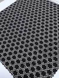 KKP3338-D-KAGOME Futako Chirimen Kagome Komon[Fabrica Textil] Uni Textile(Estudio Komon) Subfoto