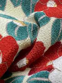 KKP2338-D-MODANTBK Futako Chirimen Camelia Moderna[Fabrica Textil] Uni Textile(Estudio Komon) Subfoto