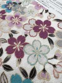 KKP2338-D-SKRZKS Flores De Cerezo Futako Chirimen[Fabrica Textil] Uni Textile(Estudio Komon) Subfoto