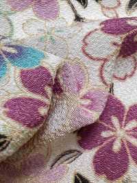 KKP2338-D-SKRZKS Flores De Cerezo Futako Chirimen[Fabrica Textil] Uni Textile(Estudio Komon) Subfoto